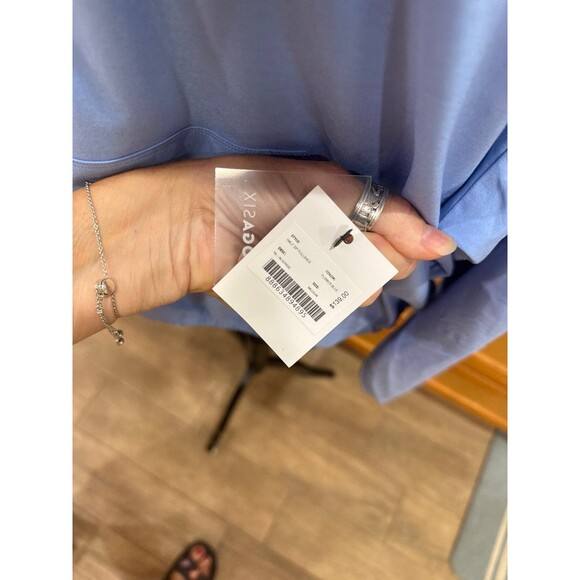 Beyond Yoga Half Zip Pullover Flower Blue M NWT - Picture 6 of 10